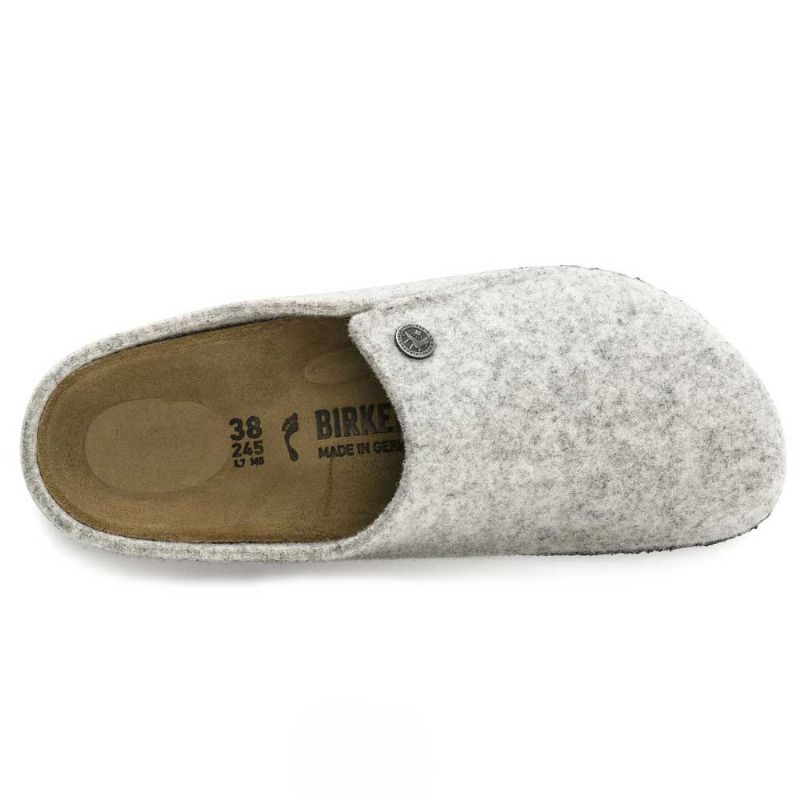 Birkenstock Zermatt Wool Felt Standard Footbed Light Grey UK 5.5 EUR 39 (1015080)